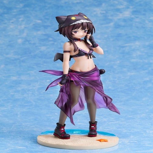 KonoSuba: An Explosion on This Wonderful World! statuette 1/7 Megumin Chomusuke Swimsuit Ver. 22 cm