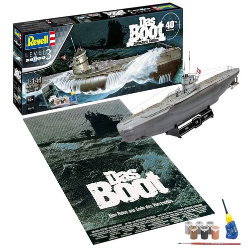 Das Boot kit complet maquette 1/144 U-Boot U96 Typ VII C 40th Anniversary 46 cm