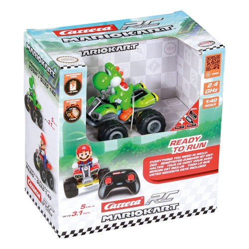 Super Mario Kart Quad télécommandée RC 1/40 2,4GHz Yoshi
