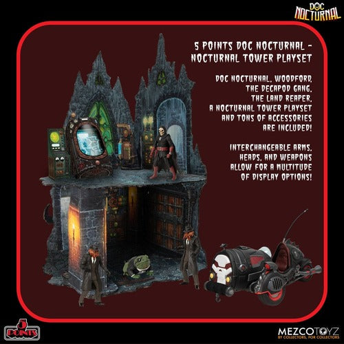 Doc Nocturnal figurines 5 Points Nocturnal Tower Playset 9 cm