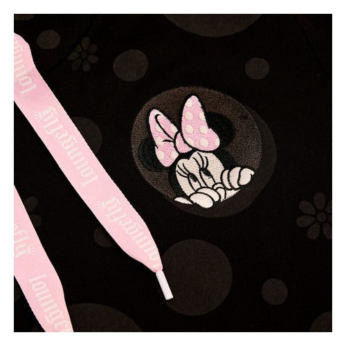 Disney by Loungefly sweater à capuche Unisexe Minnie Rocks the Dots Florals
