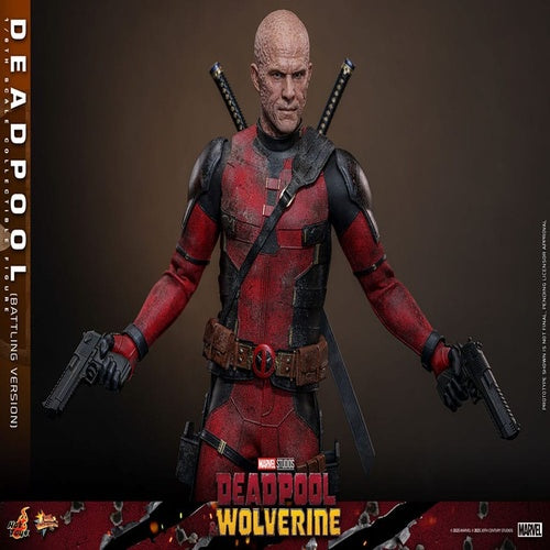 Deadpool & Wolverine Movie Masterpiece Actionfigur 1/6 Deadpool (Battling Version) 31 cm