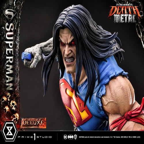 Dark Nights: Death Metal statuette 1/3 Death Metal Superman Deluxe Ver. 94 cm