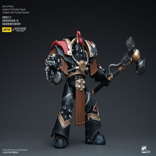Warhammer The Horus Heresy figurine 1/18 Sons of Horus Justaerin Terminator Squad Justaerin with Thunder Hammer 12 cm