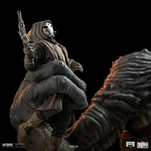 Das Buch von Boba Fett Demi Art Scale Statue 1/20 Boba Fett & Rancor 38 cm
