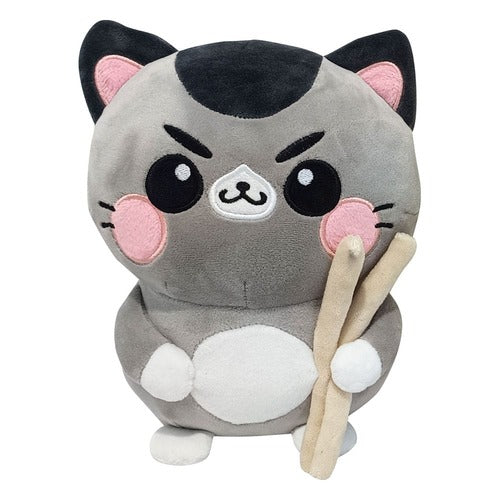 Funny Cat Peluche Cat with Chopsticks 25 cm