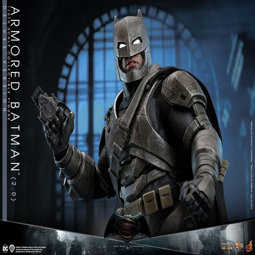 Batman v Superman: Dawn of Justice Movie Masterpiece Actionfigur 1/6 Armored Batman 2.0 (Deluxe Version) 33 cm