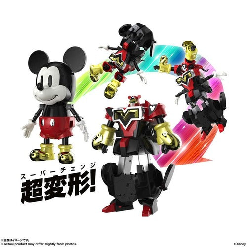Disney figurine Diecast Soul of Chogokin Super Change Mickey Mouse by Kunio Okawara 13 cm