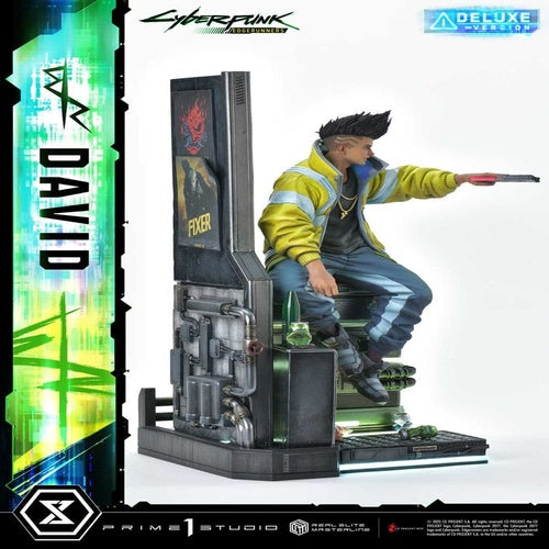 Cyberpunk: Edgerunners Real Elite Masterline Series Statue 1/4 David Bonus Version 58 cm