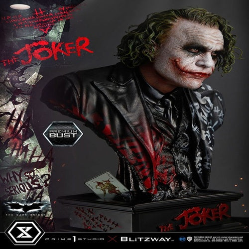 The Dark Knight Premium Büste The Joker 26 cm