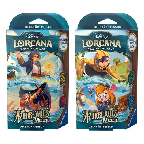 Disney Lorcana TCG présentoir decks de démarrage Azurblaues Meer (8) *ALLEMAND*