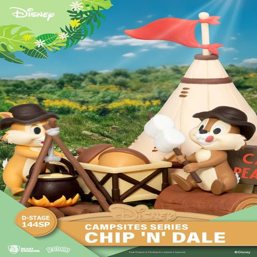 Disney diorama PVC D-Stage Campsite Series Chip & Dale Special Edition 10 cm