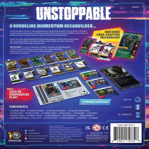 Unstoppable Jeu de cartes *ANGLAIS*