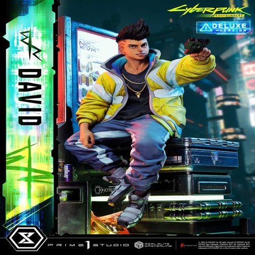 Cyberpunk: Edgerunners Real Elite Masterline Series Statue 1/4 David Bonus Version 58 cm