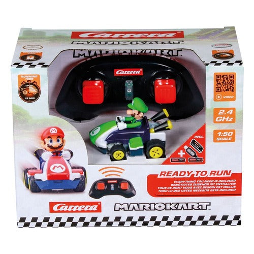 Super Mario Kart voiture télécommandée RC 1/50 2,4GHz Mini Luigi