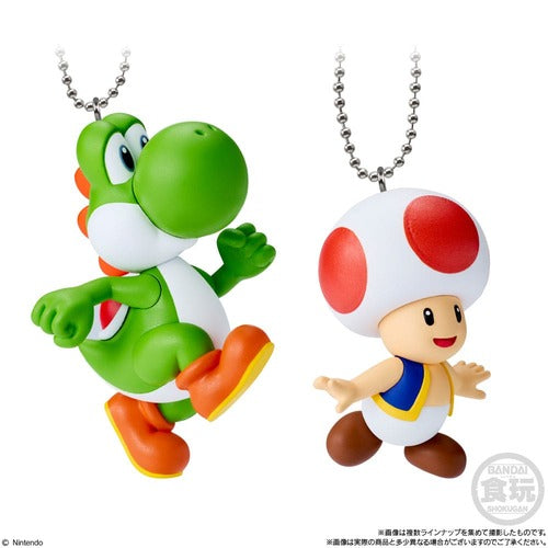 Super Mario présentoir porte-clés Blind Bag Mascot Charm Collection Wave 2 5 cm (10)