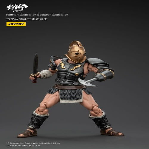Strife figurine 1/18 Roman Gladiator Secutor Gladiator 11 cm