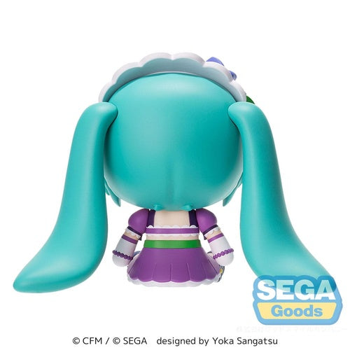 Character Vocal Series 01: Hatsune Miku figurine Fuwa Petit Chibi Hatsune Miku x Love and Berry Dress Up and Dance! Sparkly Purple 8 cm