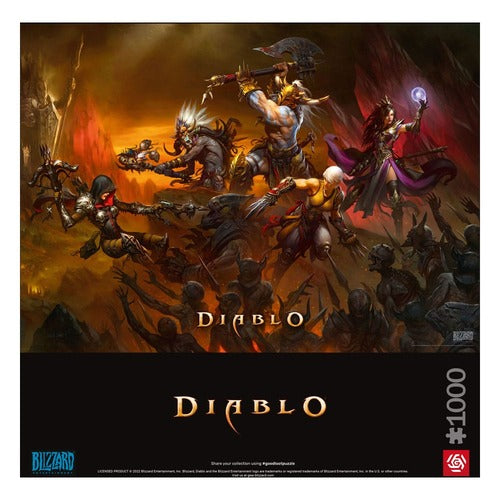 Diablo puzzle Gaming Heroes Battle (1000 pièces)