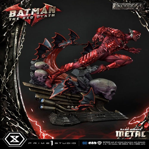 Dark Nights: Metal Statuen 1/3 The Red Death & The Red Death Exclusive 75 cm Sortiment (3)