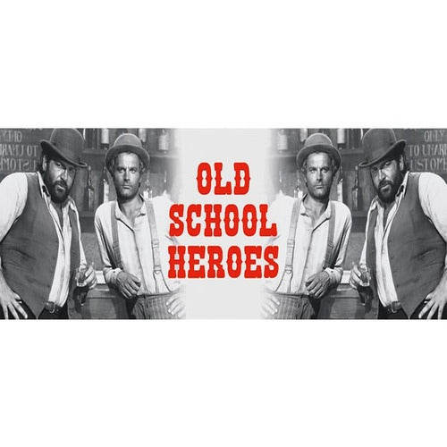Bud Spencer & Terence Hill Emaille Tasse Old School Heroes