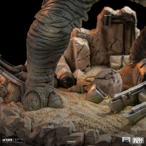 Das Buch von Boba Fett Demi Art Scale Statue 1/20 Boba Fett & Rancor 38 cm