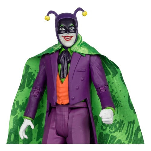 DC Retro figurine avec voiture Batman 66 Batmobil with Joker (Gold Label)