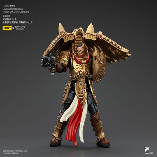 Warhammer The Horus Heresy figurine 1/18 Legio Custodes Custodian Venatari Squad Venatari with Kenetic Destroyer 1 13 cm