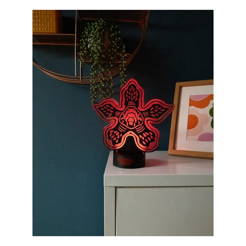 Stranger Things Laser Etched lampe Demogorgan