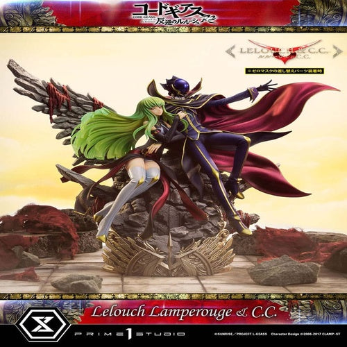 Code Geass: Lelouch of the Rebellion Concept Masterline Series Statue 1/6 Lelouch Lamperouge & C.C. 44 cm