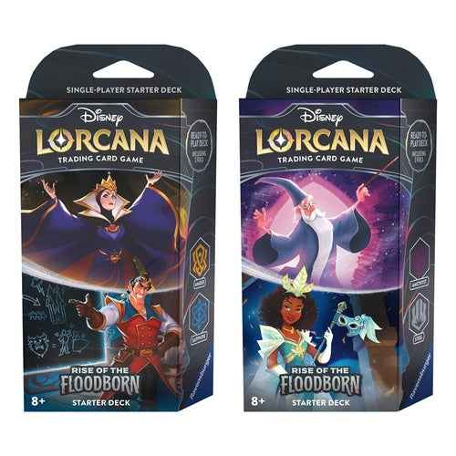 Disney Lorcana TCG présentoir decks de démarrage Rise of the Floodborn (8) *ANGLAIS*