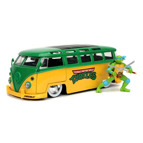 Tortues Ninja Véhicule 1/24 1962 VW Bus Leonardo