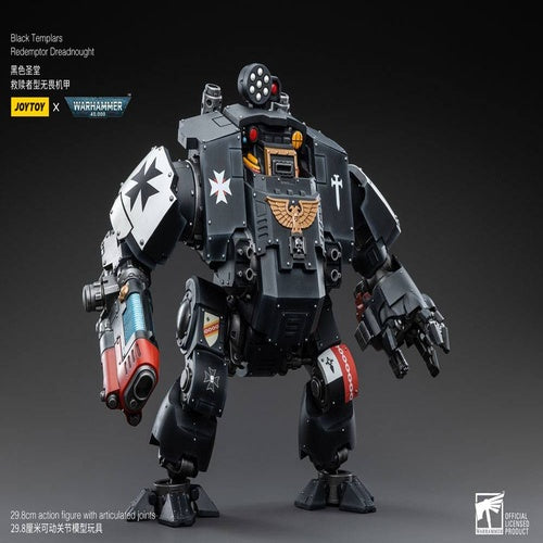 Warhammer 40k Actionfigur 1/18 Black Templars Redemptor Dreadnought 30 cm