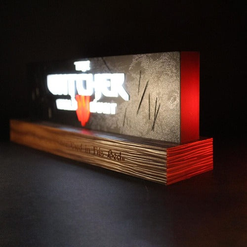 The Witcher LED-Leuchte Wild Hunt Logo 22 cm