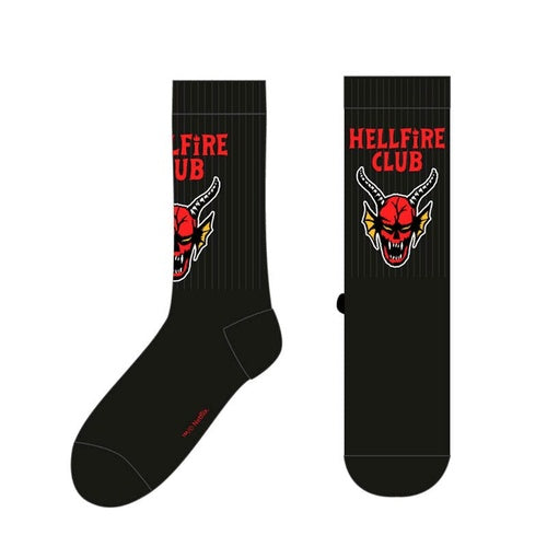 Stranger Things chaussettes Hellfire Club Small