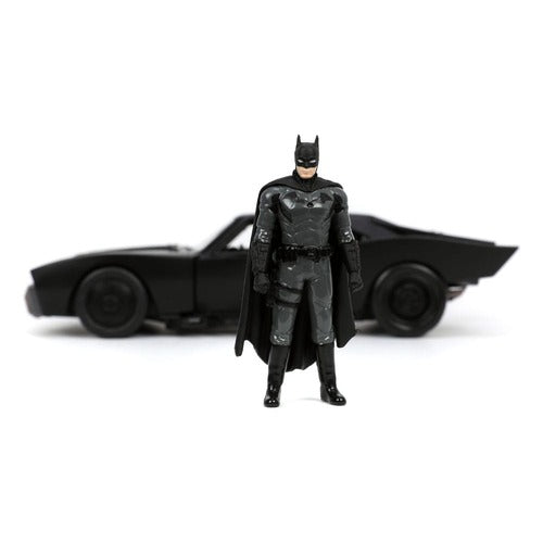 Batman 2022 1/24 Hollywood Rides 2022 Batmobile métal avec figurine