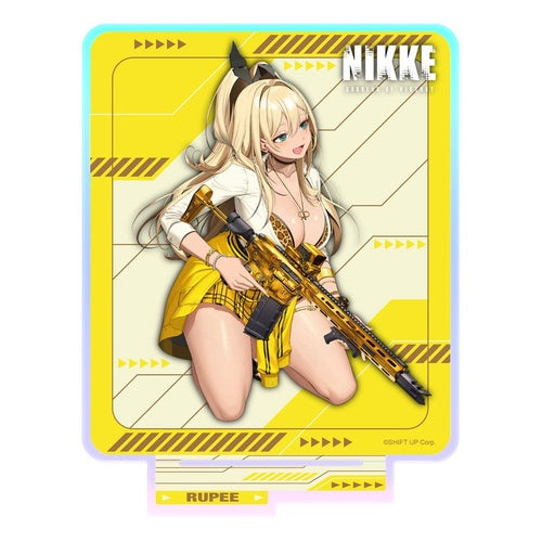 Goddess of Victory: Nikke figurine acrylique Crouching Series Rupee Holographic 14 cm
