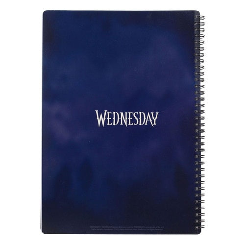 Wednesday cahier effet 3D Rain