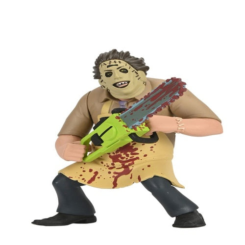 Texas Chainsaw Massacre Toony Terrors Actionfigur 50th Anniversary Leatherface (Bloody) 15 cm