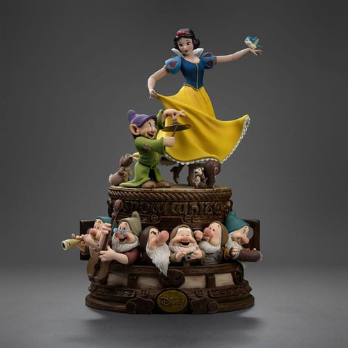 Blanche-Neige et les Sept Nains statuette 1/10 Art Scale Snow White and Dopey Deluxe Edition 21 cm