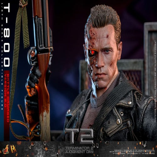 Terminator 2 figurine 1/6 Movie Masterpiece T-800 Battle Damaged Version 2.0 32 cm