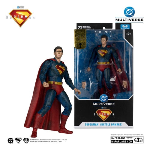 Superman (2025) DC Multiverse Actionfigur Superman (Battle Damaged) (Gold Label) 18 cm