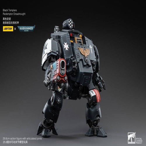 Warhammer 40k Actionfigur 1/18 Black Templars Redemptor Dreadnought 30 cm