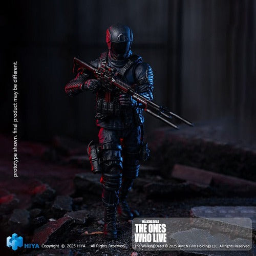 The Walking Dead: The Ones Who Lived figurine 1/18 Exquisite Mini CRM Soldier 10 cm
