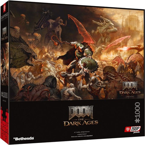 Doom The Dark Ages Puzzle Slayer's Rag 1000 pièces)