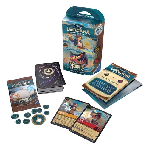 Disney Lorcana TCG présentoir decks de démarrage Azurite Sea (8) *ANGLAIS*