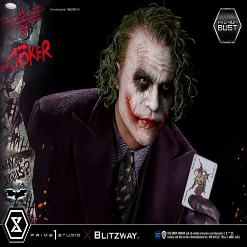 The Dark Knight Premium Büste The Joker 26 cm