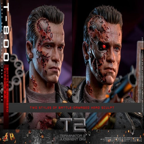 Terminator 2 figurine 1/6 Movie Masterpiece T-800 Battle Damaged Version 2.0 32 cm
