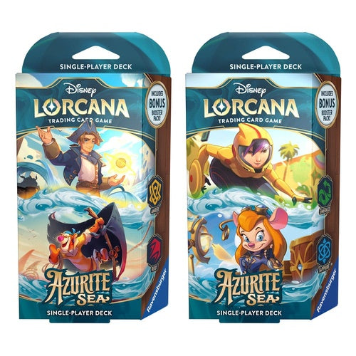 Disney Lorcana TCG présentoir decks de démarrage Azurite Sea (8) *ANGLAIS*