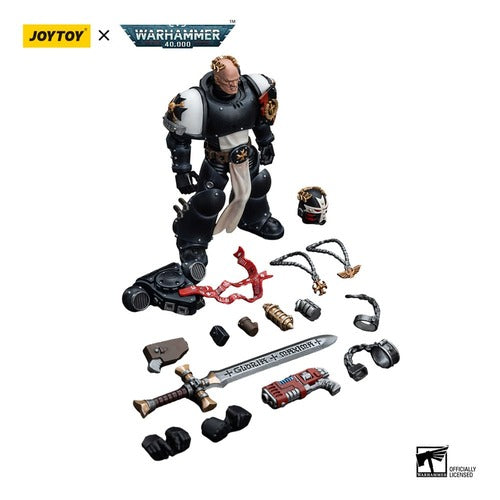 Warhammer 40k figurine 1/18 Black Templars Emperor's Champion Bayard's Revenge 12 cm